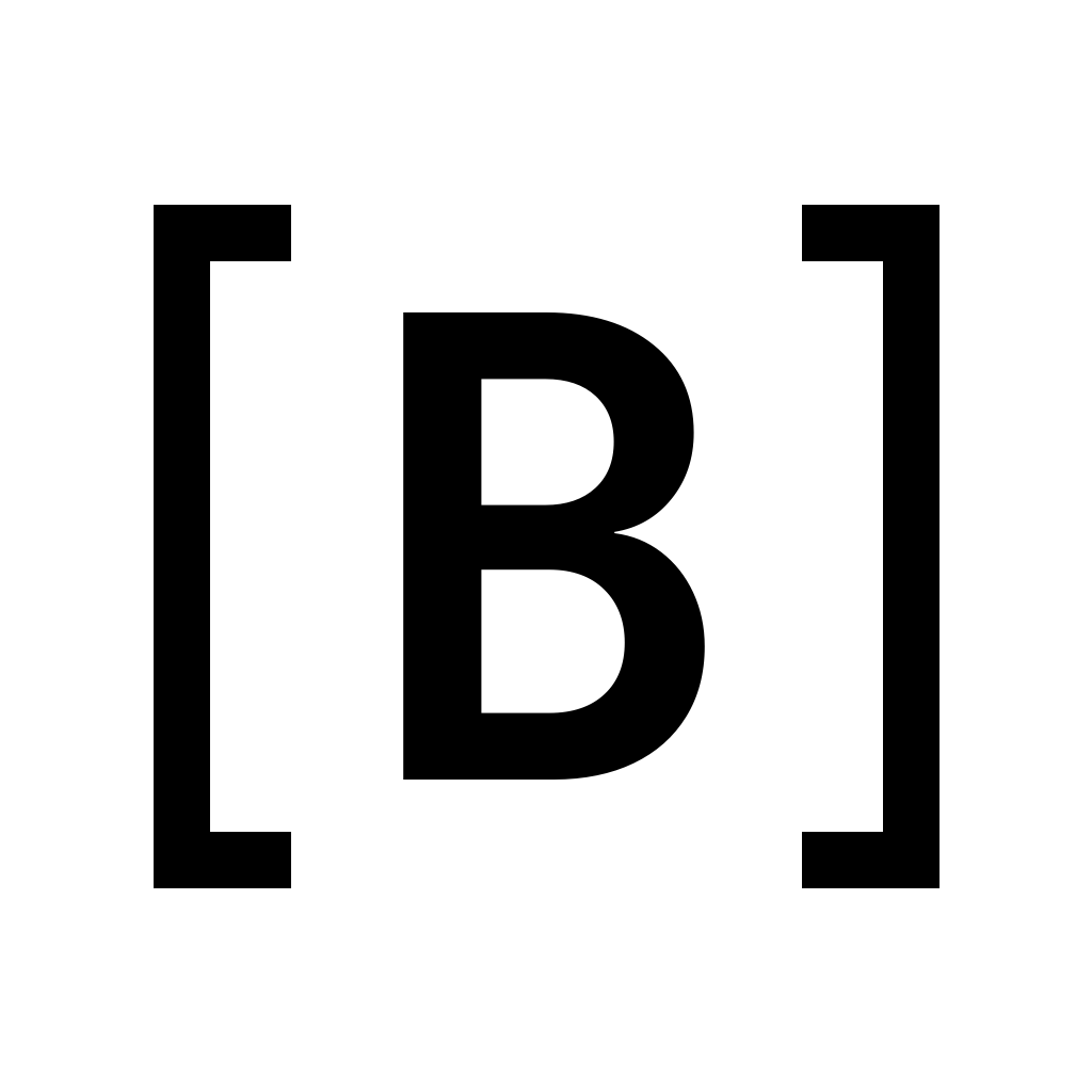 Beeldmerk, monochrome black