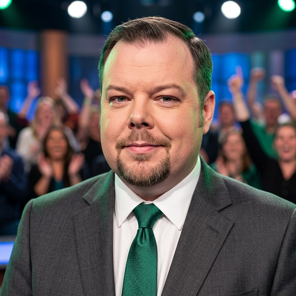 Bobby Guru TV host, AI-generated portrait