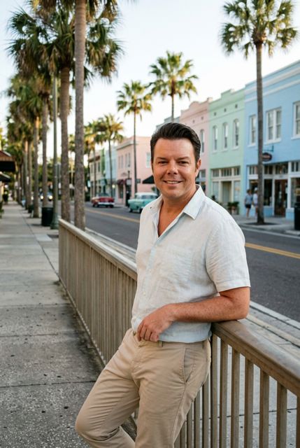 Bobby dating photo, Tampa street, AI-generated